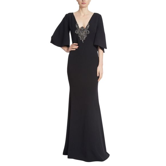 Badgley Mischka Brand Embellished Bodice Gown - Picture 1 of 10